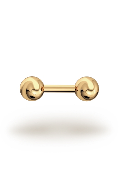 Elis Classic 2,5/8 Barbell, Yellow Gold