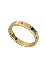 Morpheus Shine Penis Ring, Gold