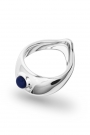 Adonis Lapis XL Glans Ring, Silver